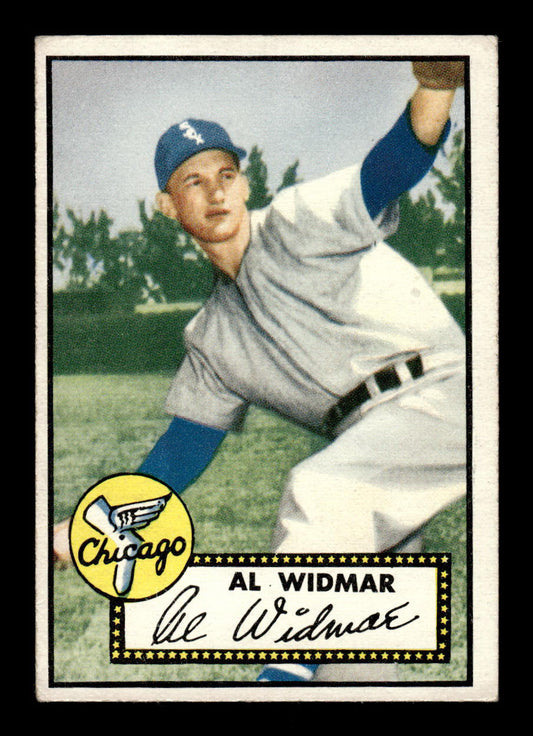 1952 Topps #133 Al Widmar Chicago White Sox Crease Free EX HOF-10006759
