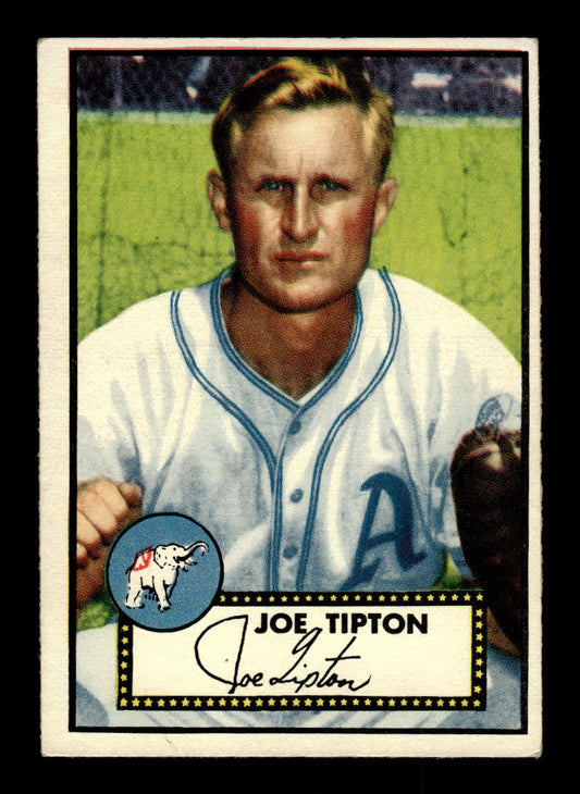 1952 Topps #134 Joe Tipton Philadelphia Athletics Crease Free EX HOF-10006760