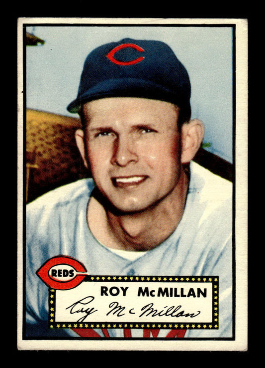 1952 Topps #137 Roy McMillan Cincinnati Reds Crease Free EX HOF-10006763
