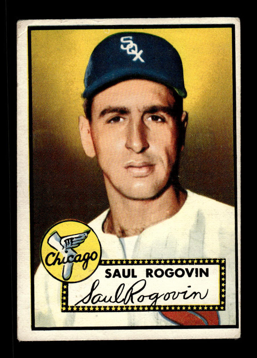 1952 Topps #159 Saul Rogovin Chicago White Sox Crease Free EX HOF-10006884