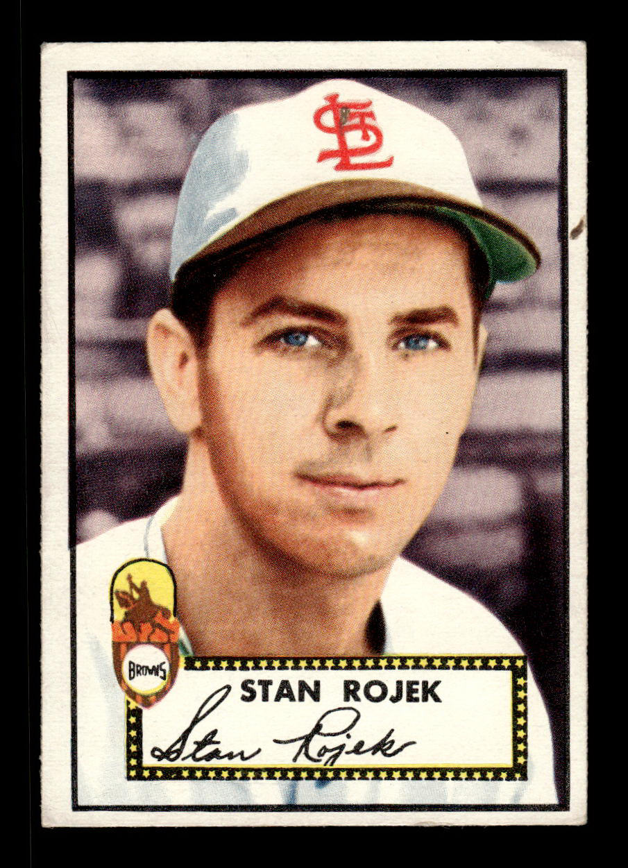 1952 Topps #163 Stan Rojek St. Louis Browns Crease Free EX HOF-10006888