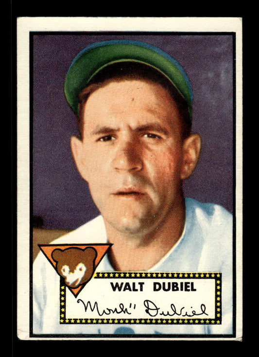 1952 Topps #164 Walt Dubiel Chicago Cubs Crease Free EX HOF-10006889