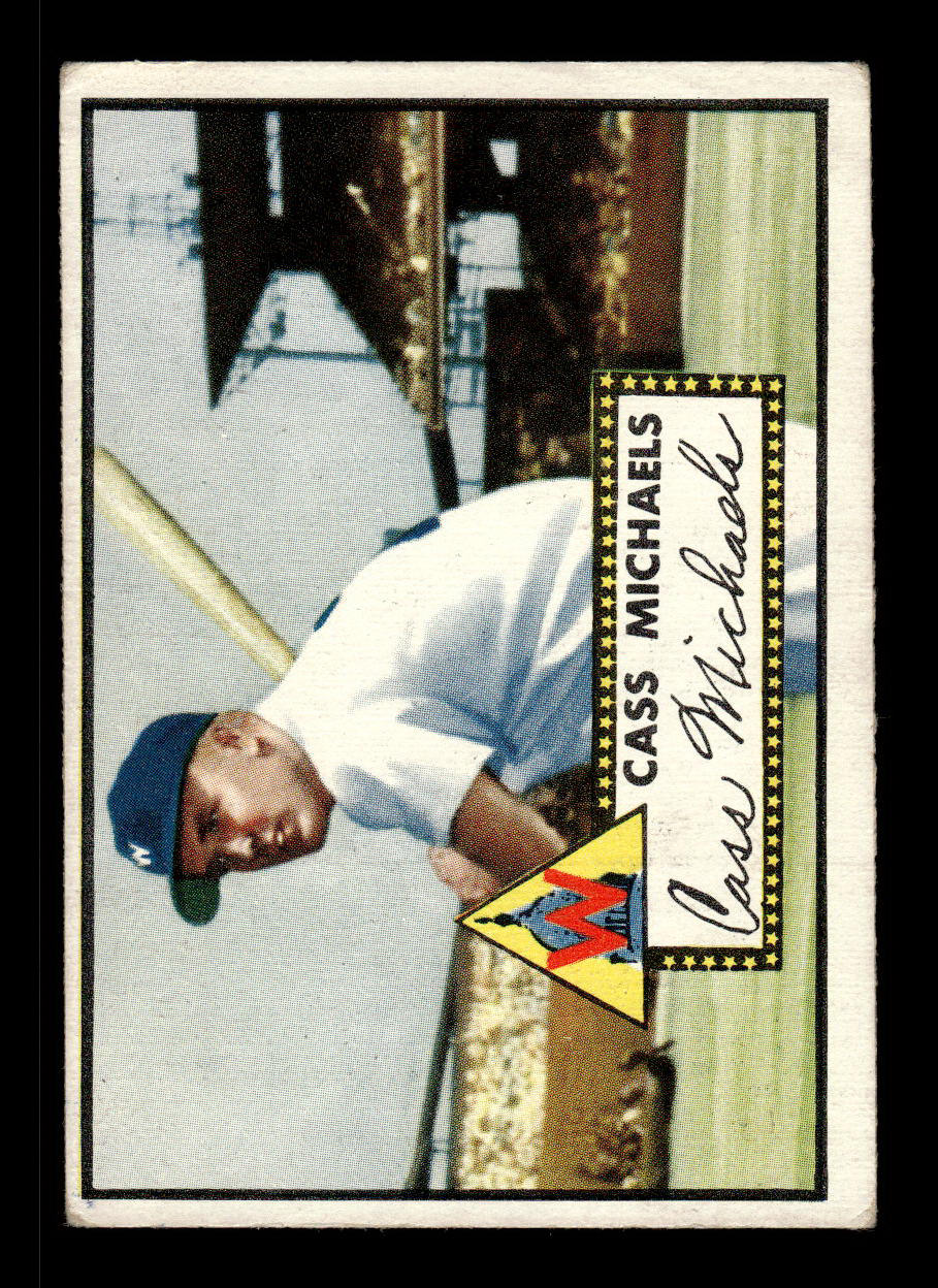 1952 Topps #178 Cass Michaels Washington Senators Crease Free EX HOF-10006903