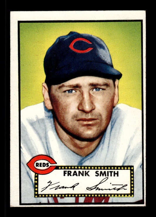 1952 Topps #179 Frank Smith Cincinnati Reds Crease Free EX HOF-10006904