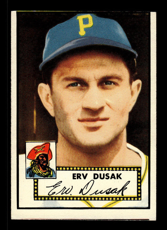 1952 Topps #183 Erv Dusak Pittsburgh Pirates Crease Free EX HOF-10006908
