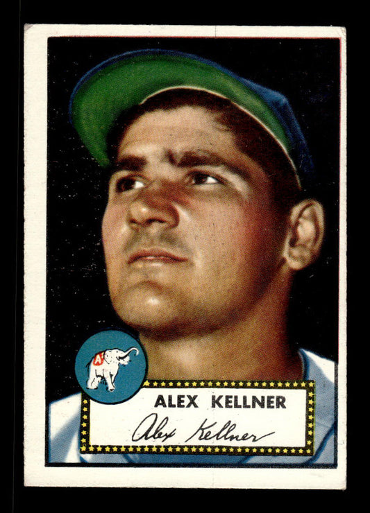 1952 Topps #201 Alex Kellner Philadelphia Athletics Crease Free EX HOF-10006926