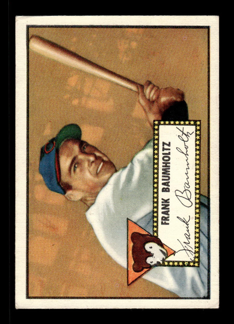 1952 Topps #225 Frank Baumholtz Chicago Cubs Crease Free EXMT HOF-10006950