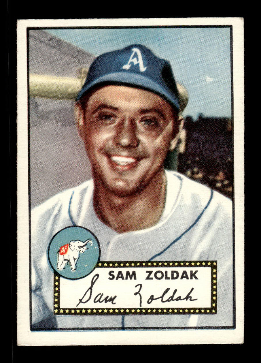 1952 Topps #231 Sam Zoldak Philadelphia Athletics VGEX HOF-10006956
