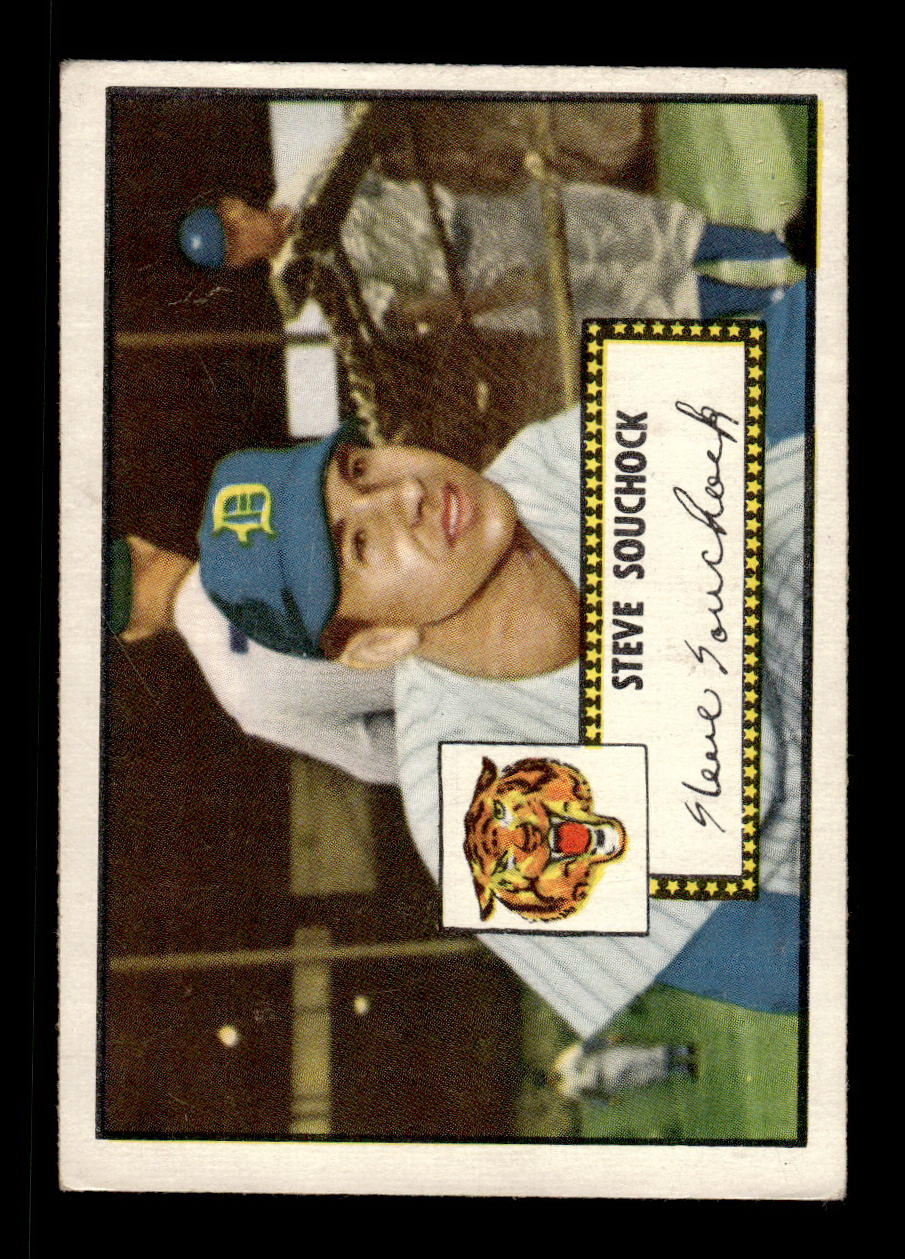 1952 Topps #234 Steve Souchock Detroit Tigers Crease Free EX HOF-10006959