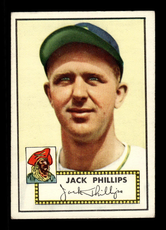 1952 Topps #240 Jack Phillips Pittsburgh Pirates Crease Free EX HOF-10006964