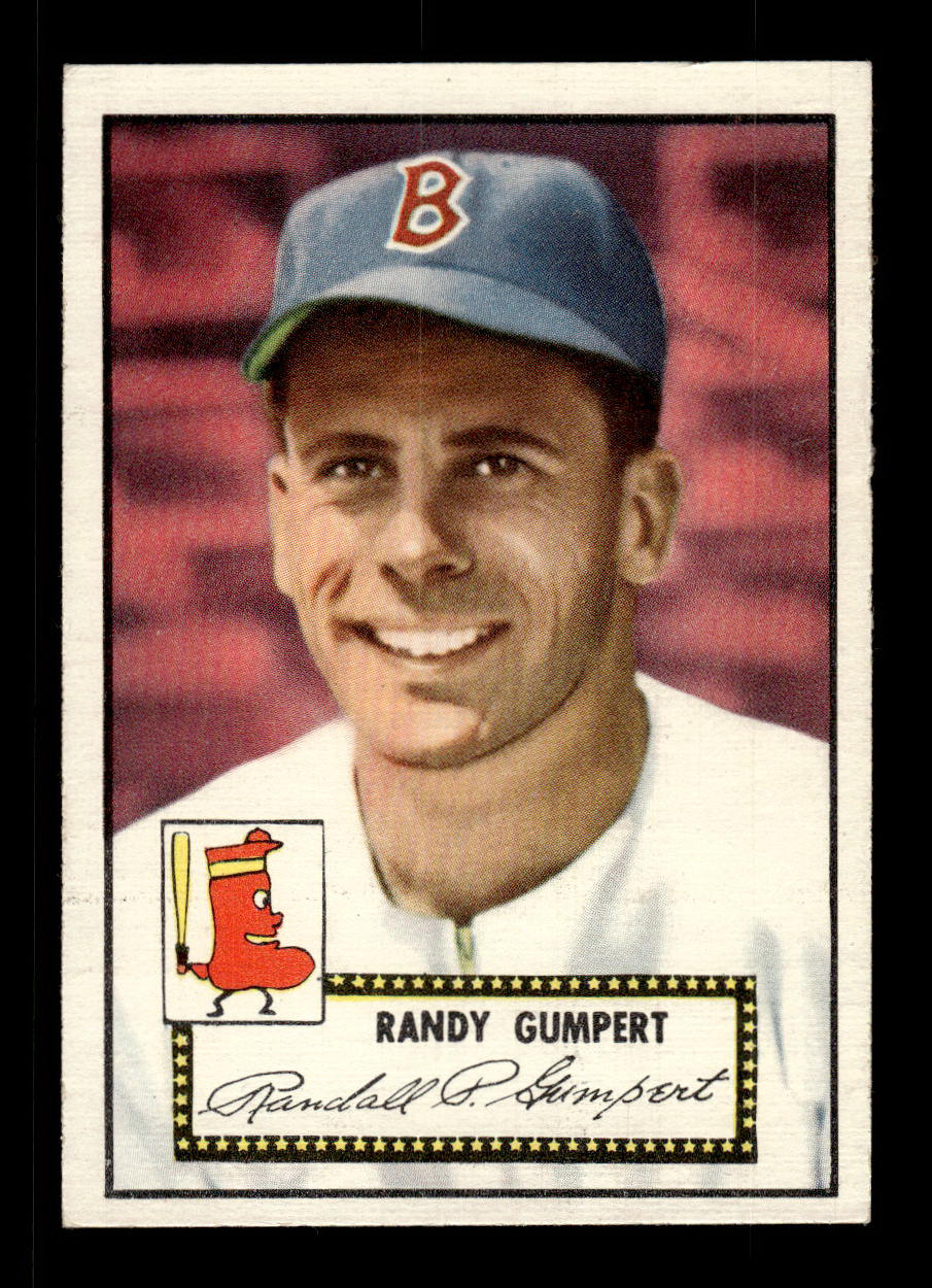 1952 Topps #247 Randy Gumpert Boston Red Sox Crease Free EXMT HOF-10006971
