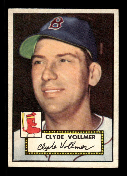 1952 Topps #255 Clyde Vollmer Boston Red Sox Crease Free EXMT HOF-10006979