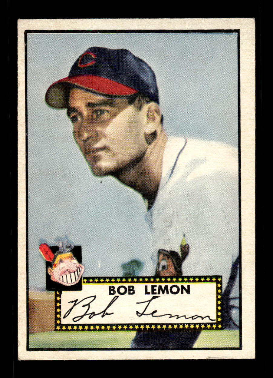 1952 Topps #268 Bob Lemon Cleveland Indians Crease Free EXMT HOF-10006990