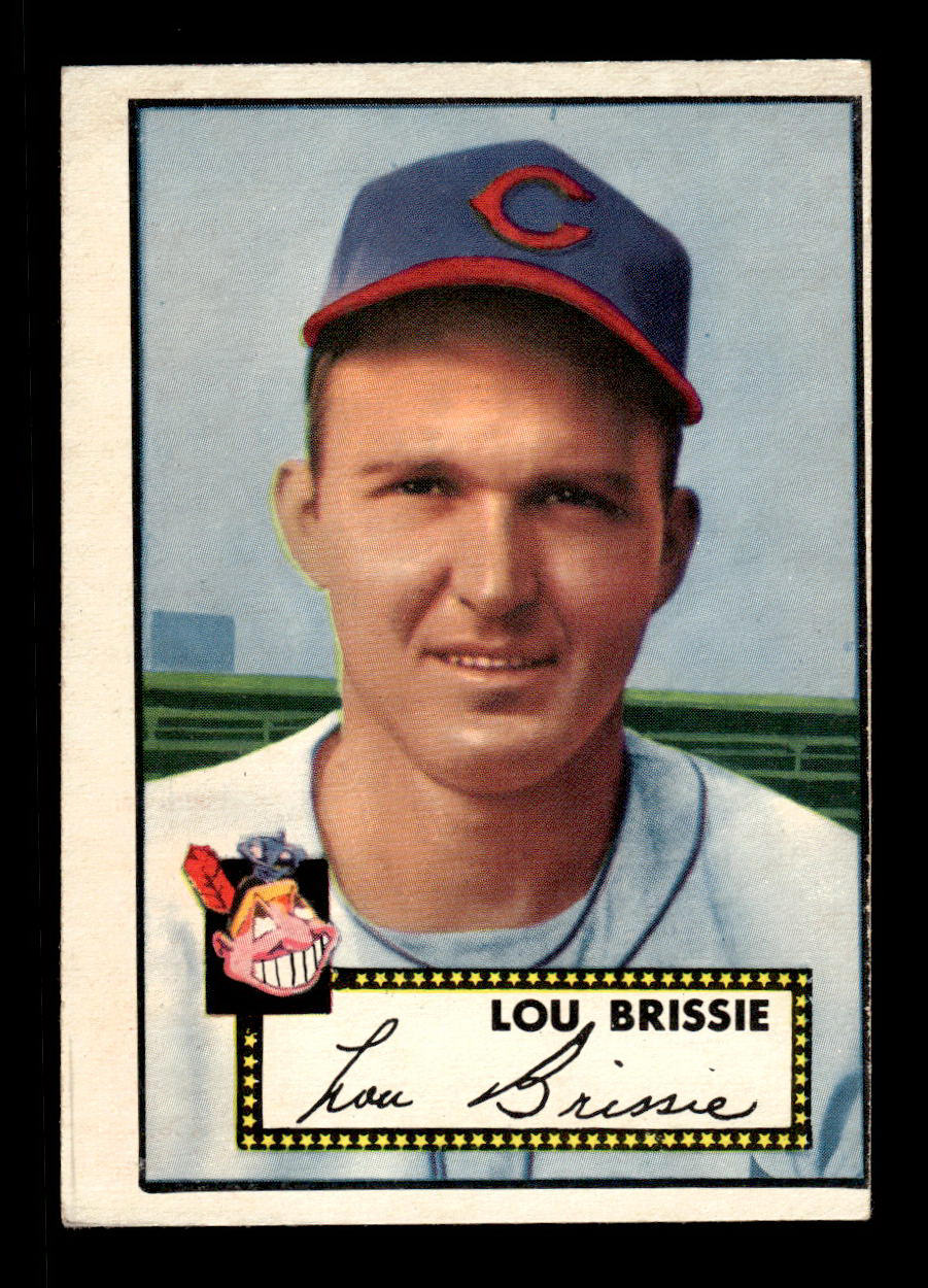 1952 Topps #270 Lou Brissie Cleveland Indians Crease Free EXMT HOF-10006992