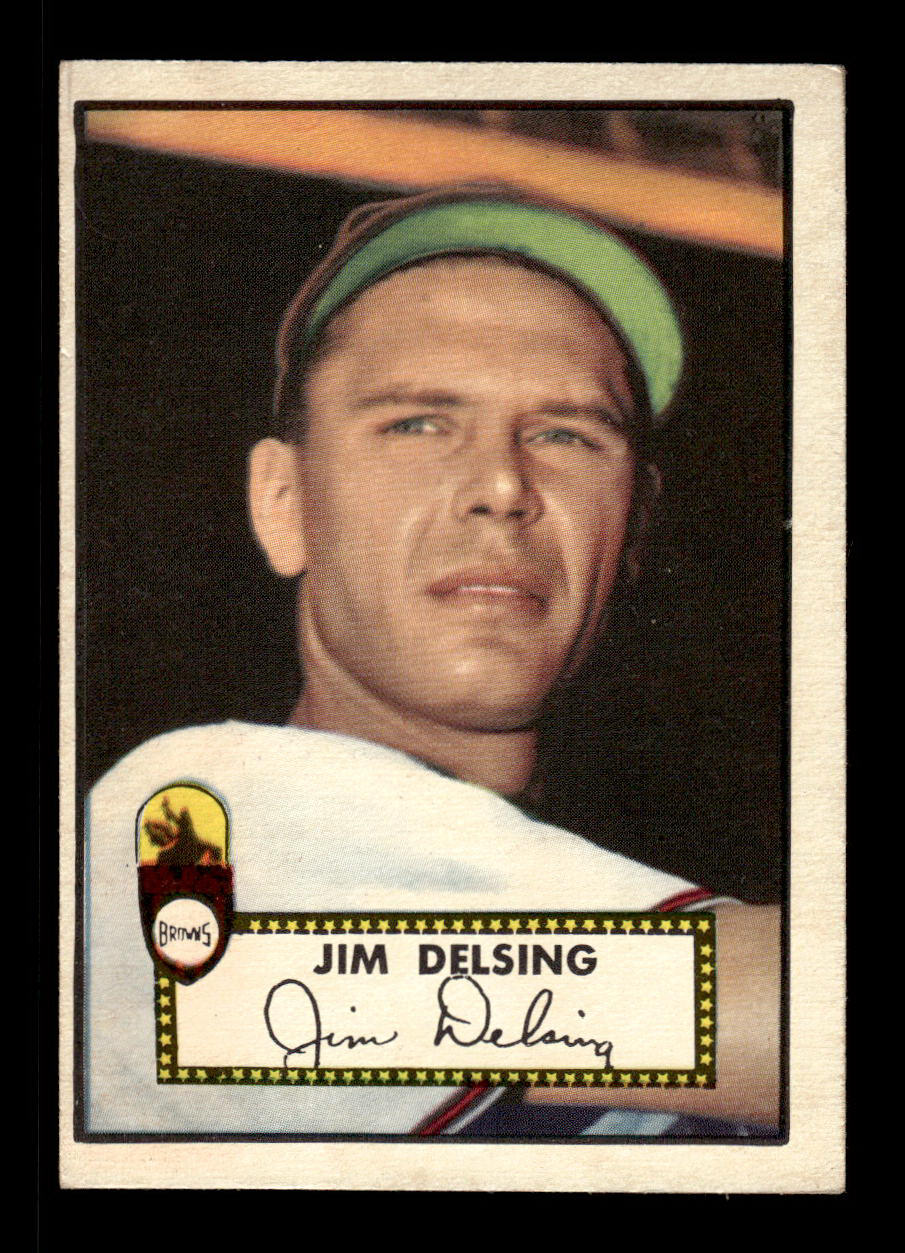 1952 Topps #271 Jim Delsing St. Louis Browns Crease Free EXMT HOF-10006993