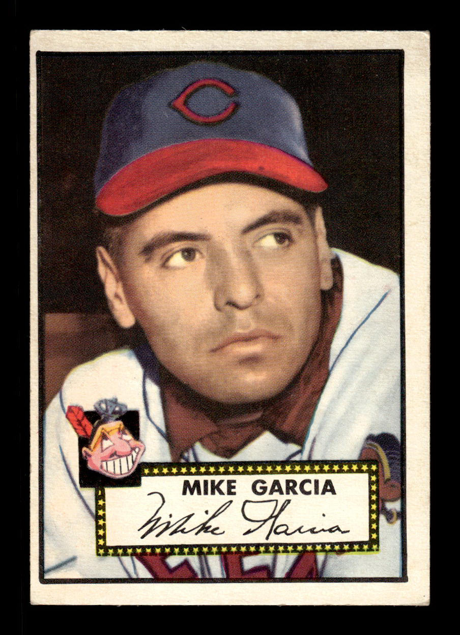 1952 Topps #272 Mike Garcia Cleveland Indians Crease Free EXMT HOF-10006994