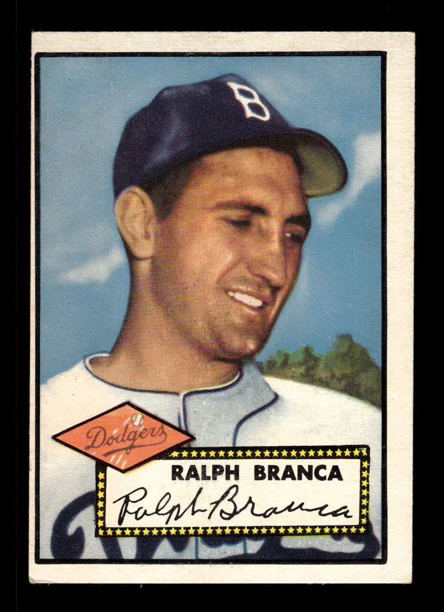 1952 Topps #274 Ralph Branca Brooklyn Dodgers Crease Free EXMT HOF-10006996
