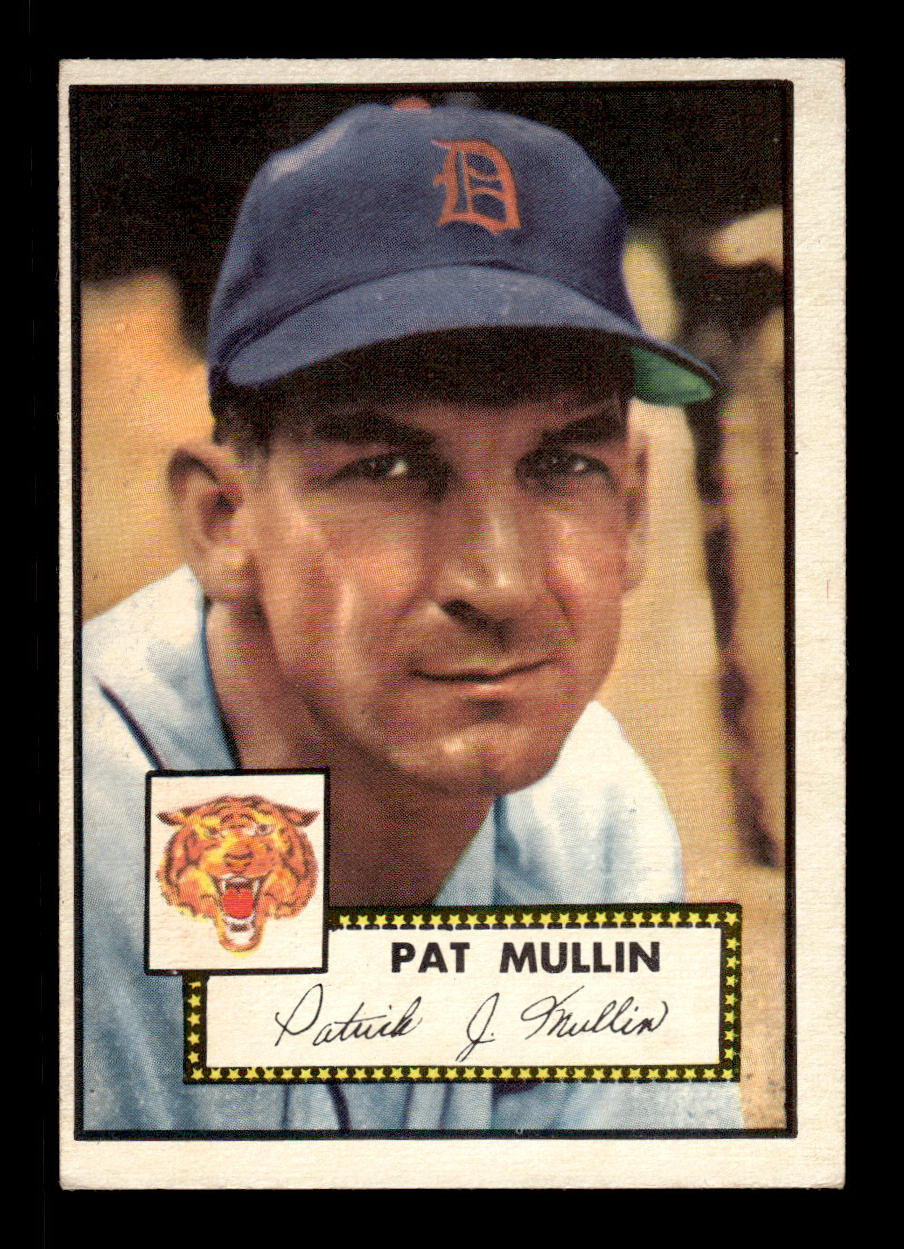 1952 Topps #275 Pat Mullin Detroit Tigers Crease Free EXMT HOF-10006997
