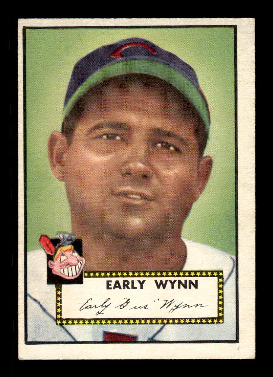 1952 Topps #277 Early Wynn Cleveland Indians Crease Free EXMT HOF-10006999