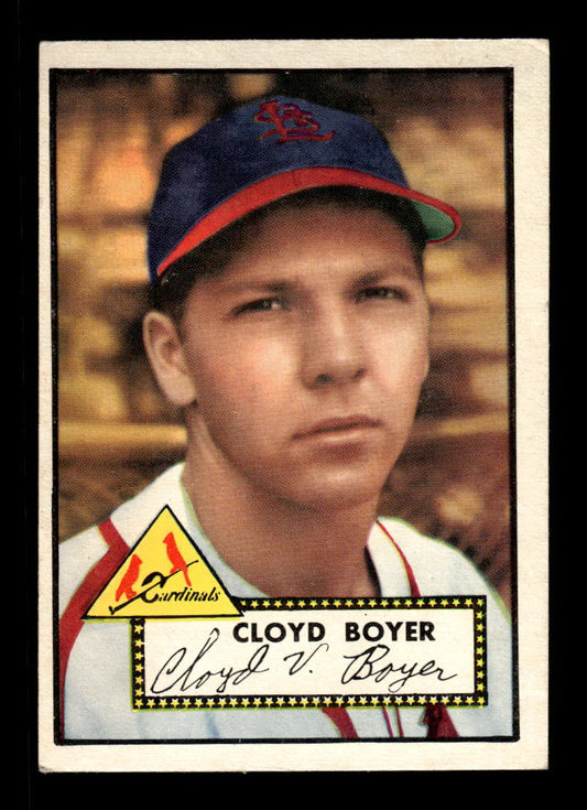 1952 Topps #280 Cloyd Boyer St. Louis Cardinals Crease Free EXMT HOF-10007002
