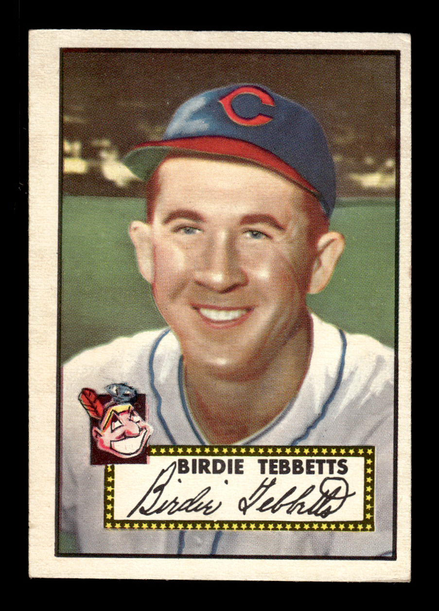 1952 Topps #282 Birdie Tebbetts Cleveland Indians Crease Free EXMT HOF-10007004
