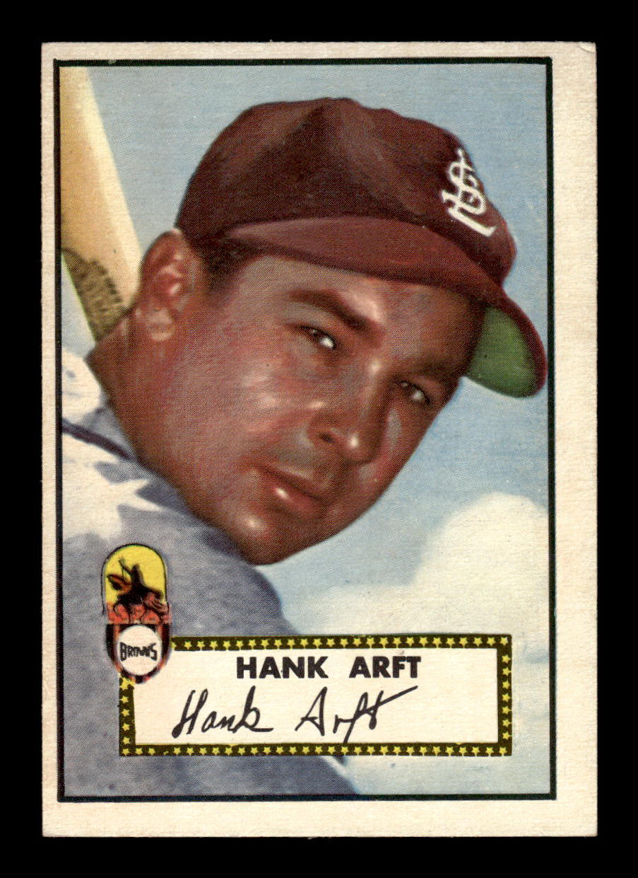1952 Topps #284 Hank Arft St. Louis Browns Crease Free EXMT HOF-10007006