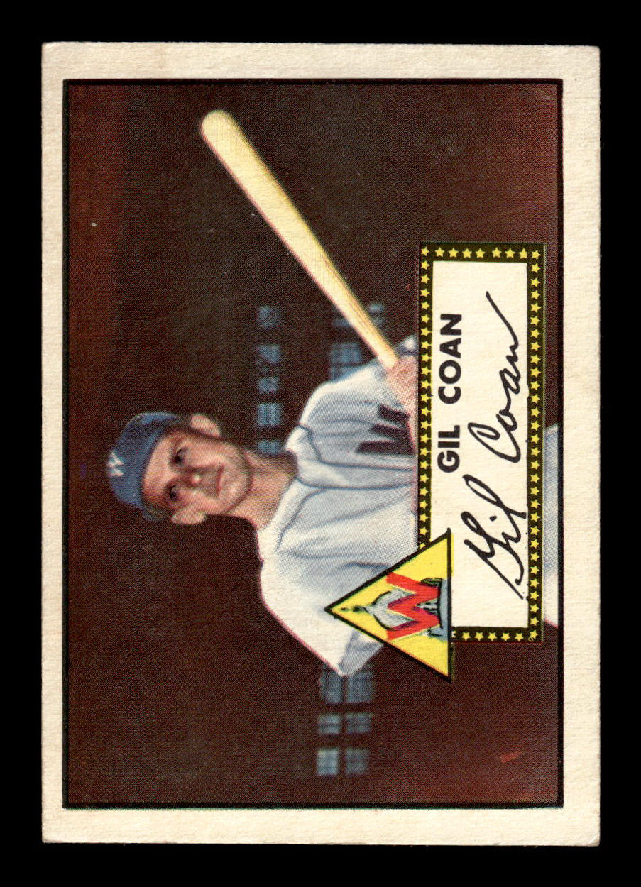 1952 Topps #291 Gil Coan Washington Senators Crease Free EXMT HOF-10007013
