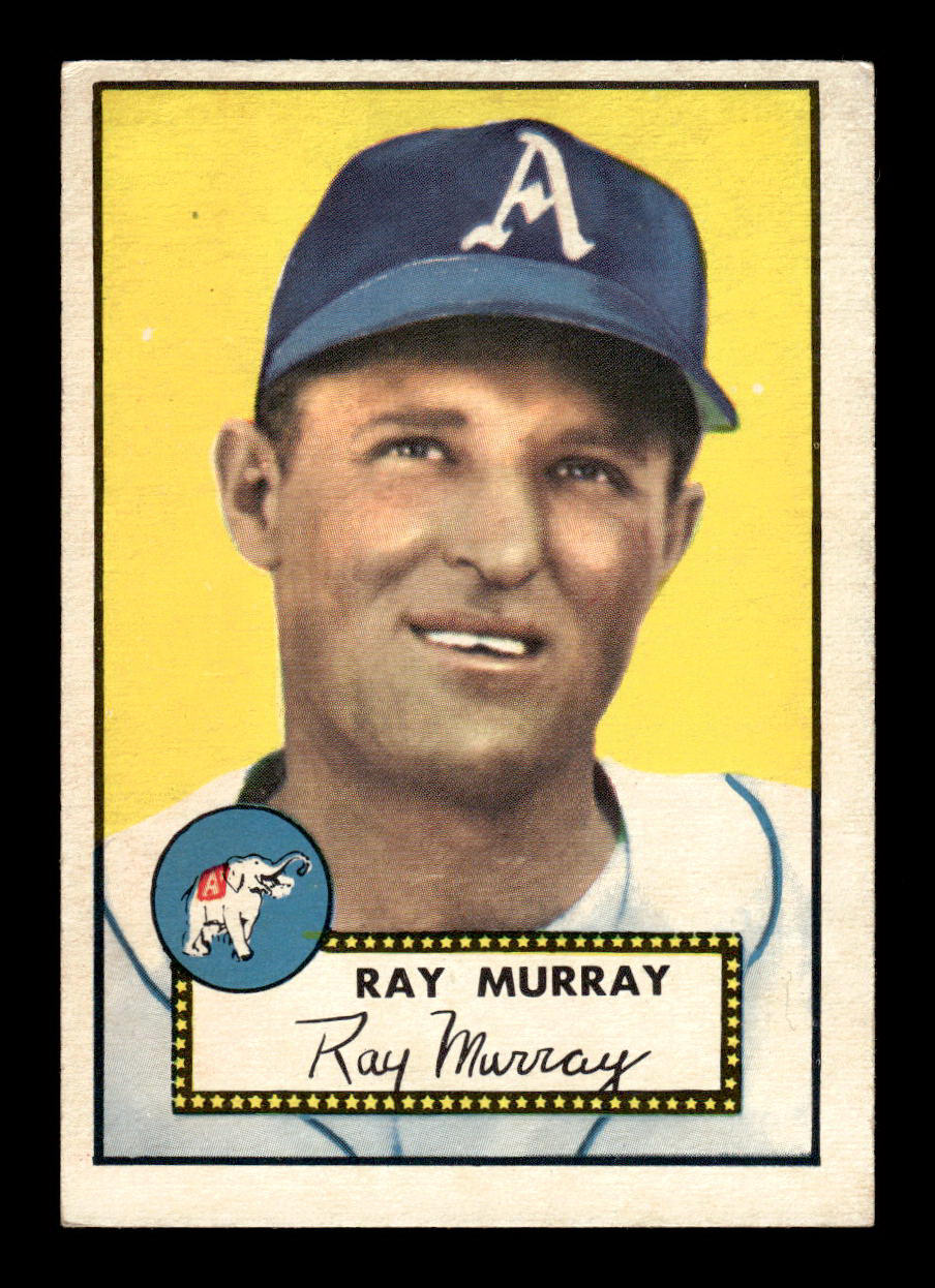 1952 Topps #299 Ray Murray Philadelphia Athletics Crease Free EXMT HOF-10007018