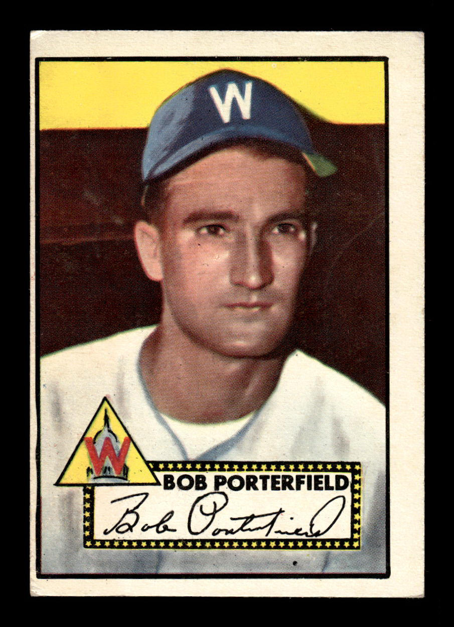 1952 Topps #301 Bob Porterfield Senators Crease Free EXMT HOF-10007020