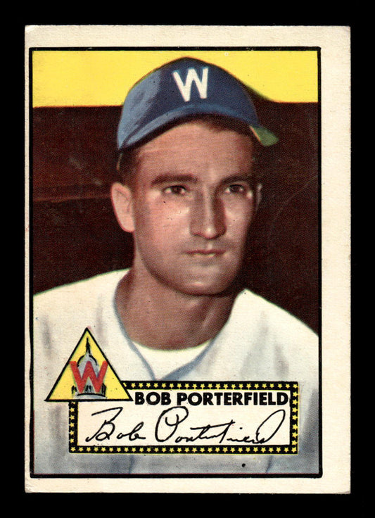 1952 Topps #301 Bob Porterfield Senators Crease Free EXMT HOF-10007020