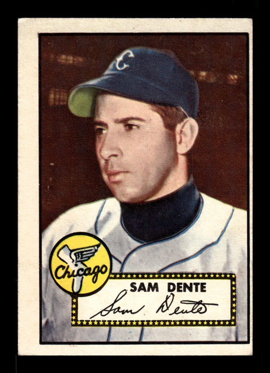 1952 Topps #304 Sam Dente Chicago White Sox Crease Free EXMT HOF-10007023
