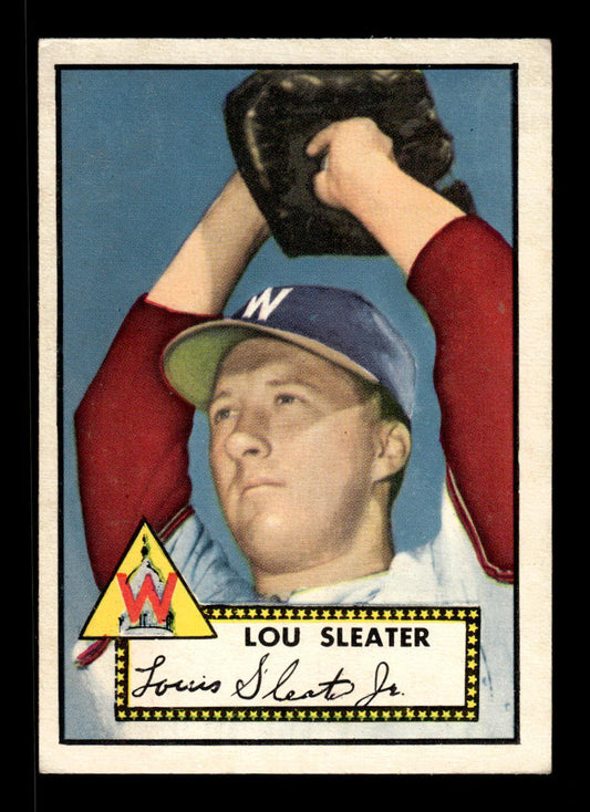 1952 Topps #306 Lou Sleater Washington Senators Crease Free EXMT HOF-10007025