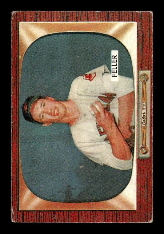 1955 Bowman #134 Bob Feller Cleveland Indians G/VG 55B10007033