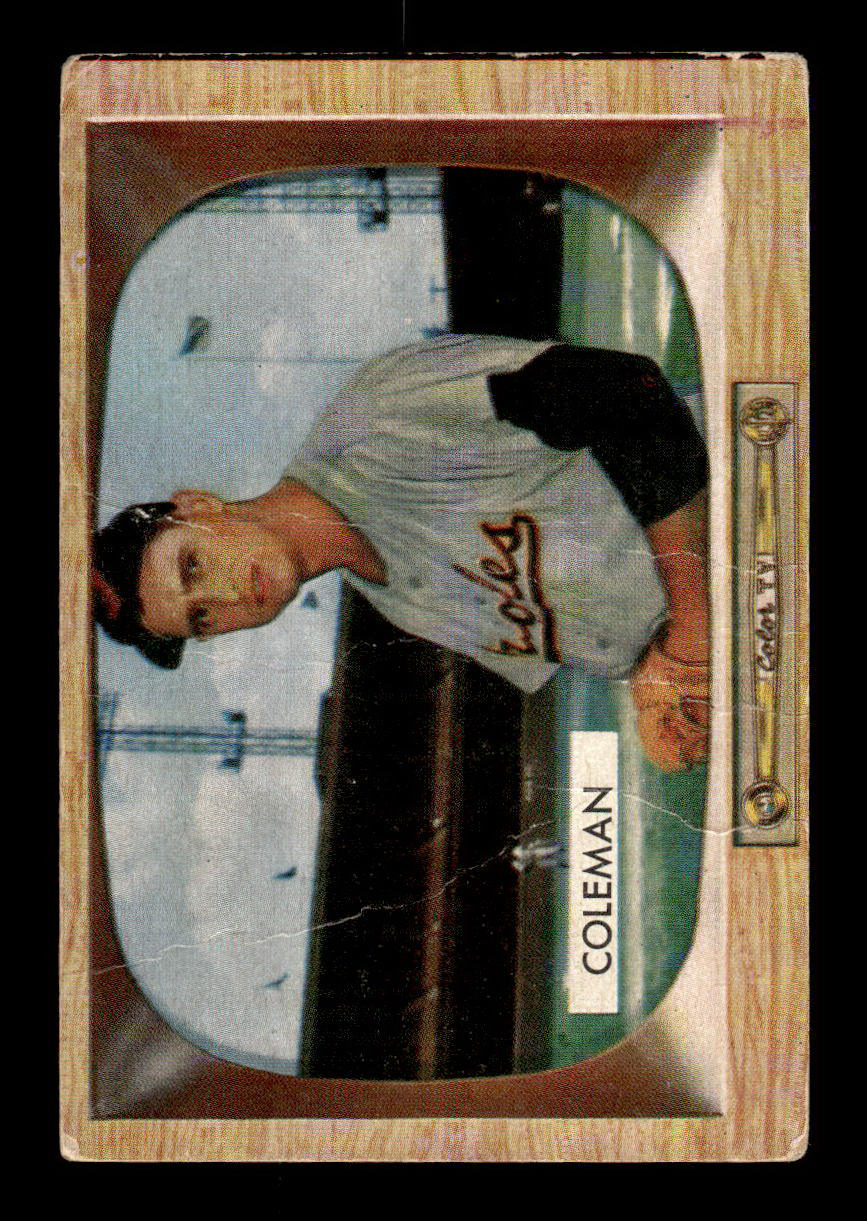 1955 Bowman #3 Joe Coleman Baltimore Orioles F/G 55B10007039