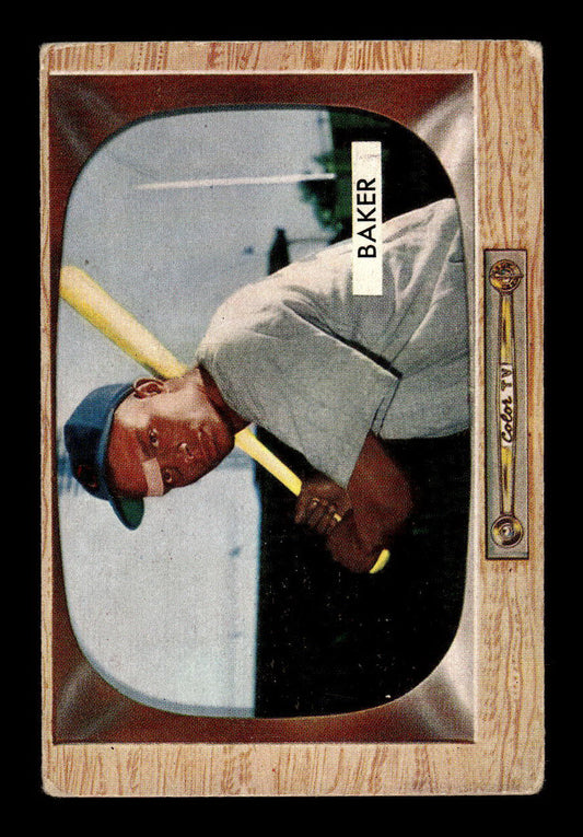 1955 Bowman #7 Gene Baker Chicago Cubs G/VG 55B10007043
