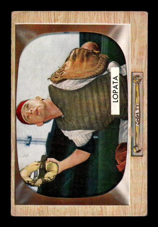 1955 Bowman #18 Stan Lopata Philadelphia Phillies G/VG 55B10007054