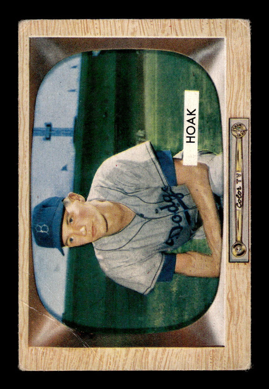 1955 Bowman #21 Don Hoak Brooklyn Dodgers G/VG 55B10007057