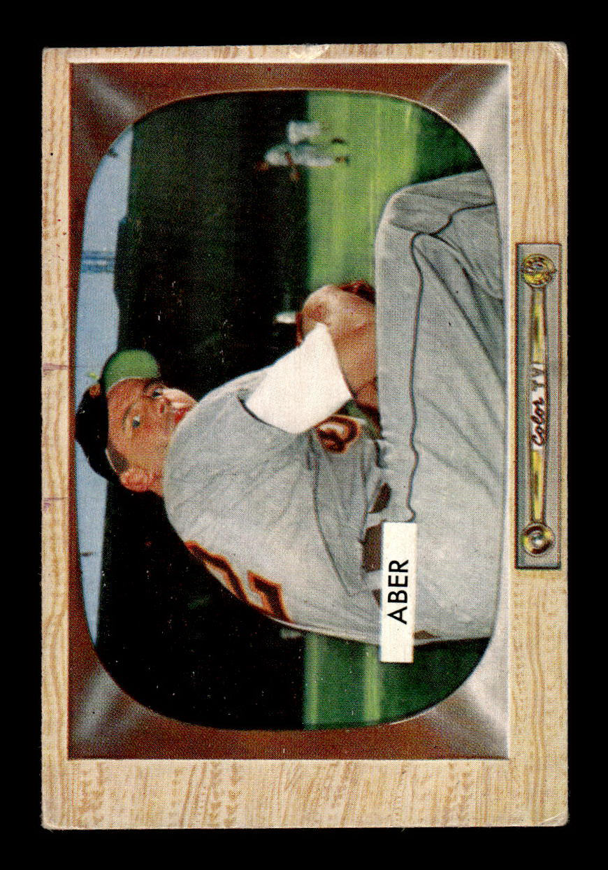 1955 Bowman #24 Al Aber Detroit Tigers G/VG 55B10007060