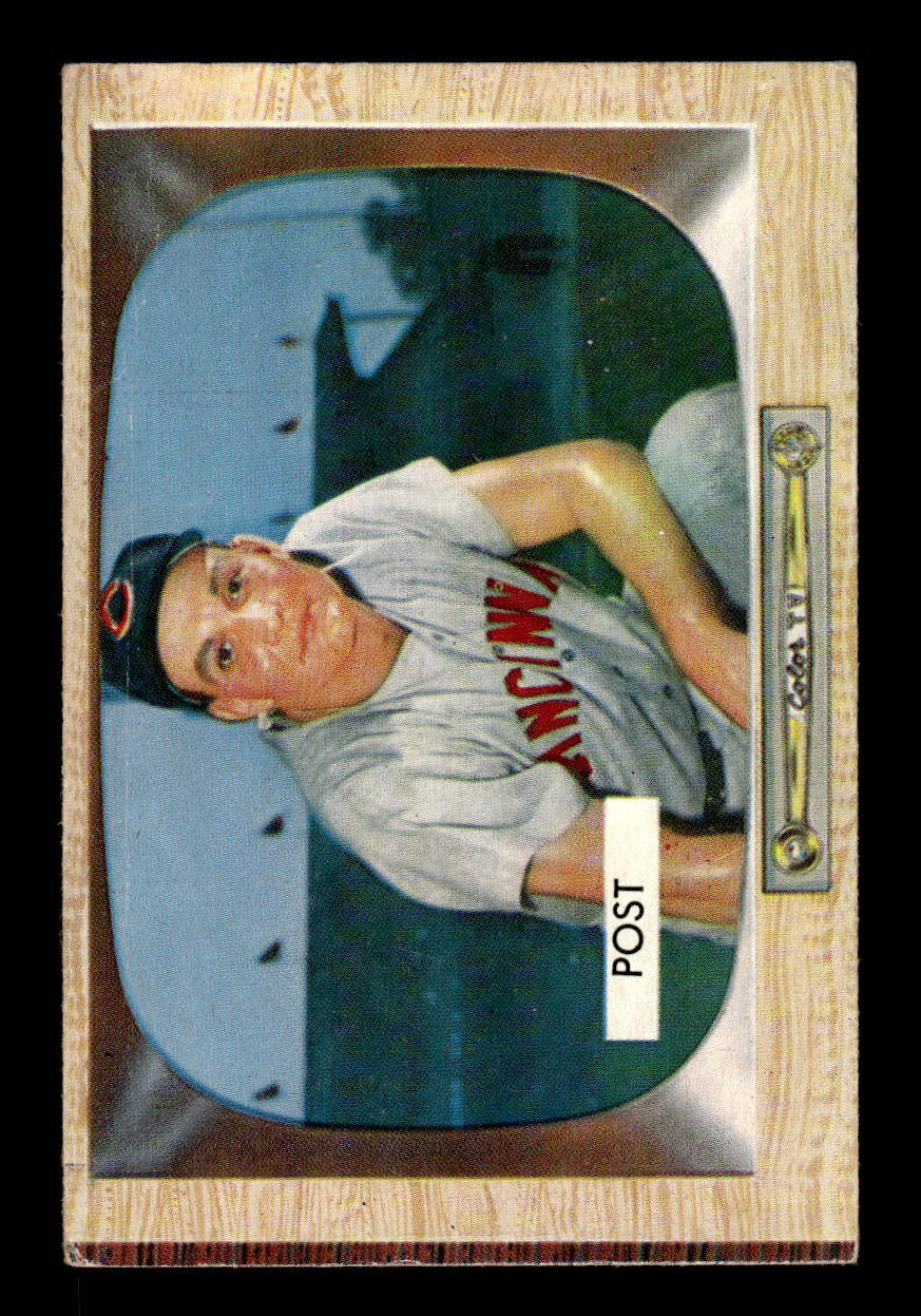 1955 Bowman #32 Wally Post Cincinnati Redlegs G/VG 55B10007068
