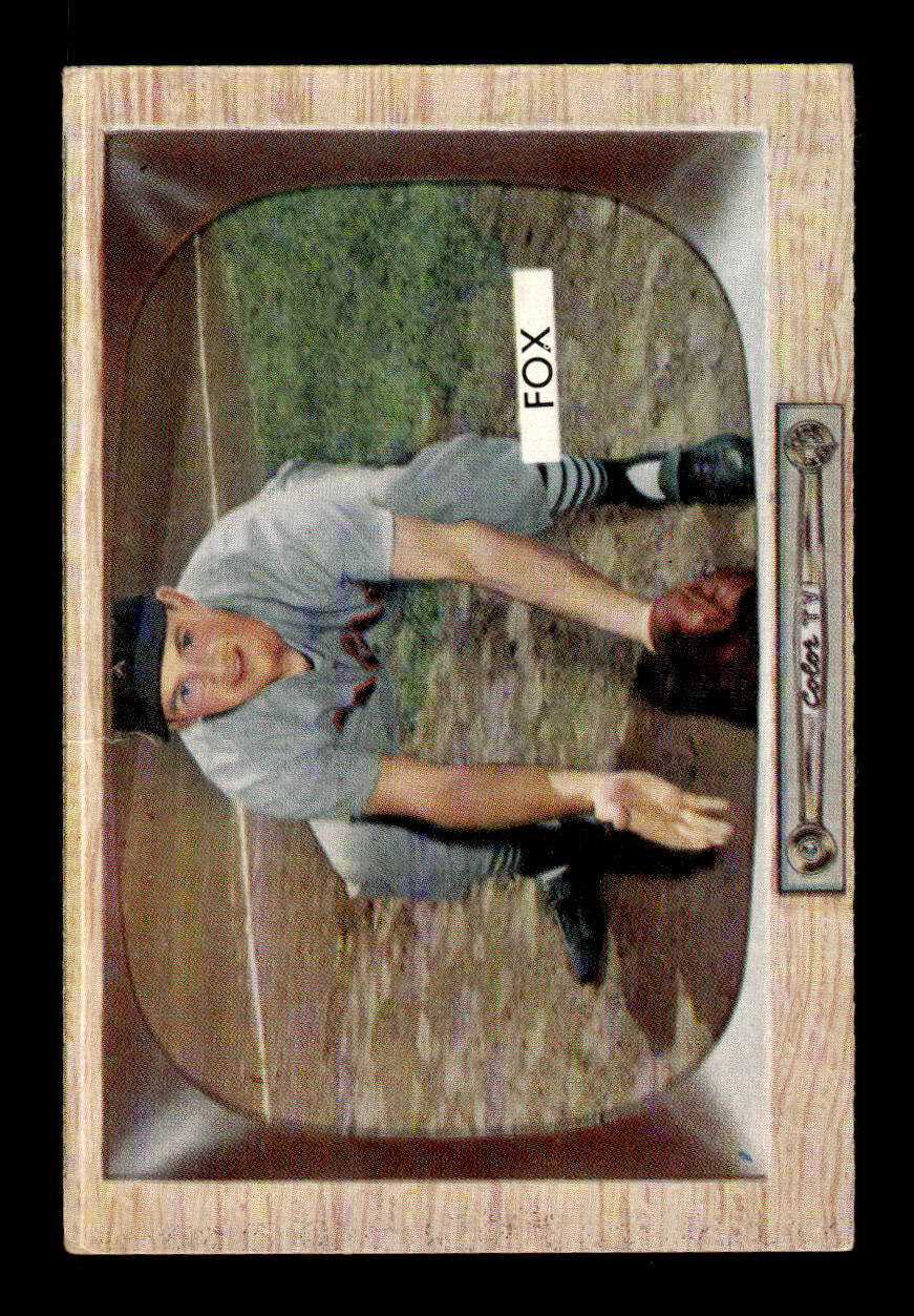 1955 Bowman #33 Nelson Fox Chicago White Sox G 55B10007069