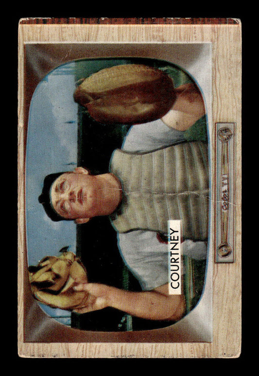1955 Bowman #34 Clint Courtney Chicago White Sox G/VG 55B10007070