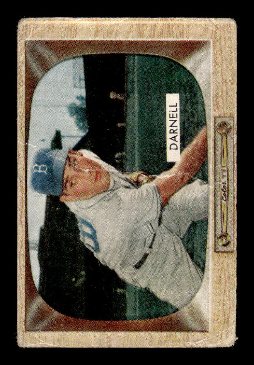 1955 Bowman #39 Bob Darnell Brooklyn Dodgers G 55B10007075