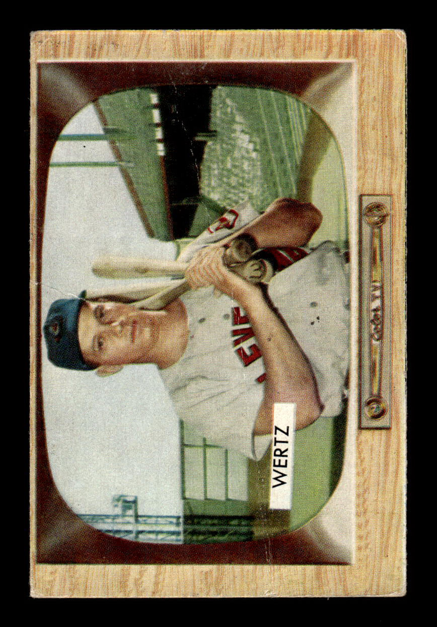 1955 Bowman #40 Vic Wertz Cleveland Indians FILLER 55B10007076