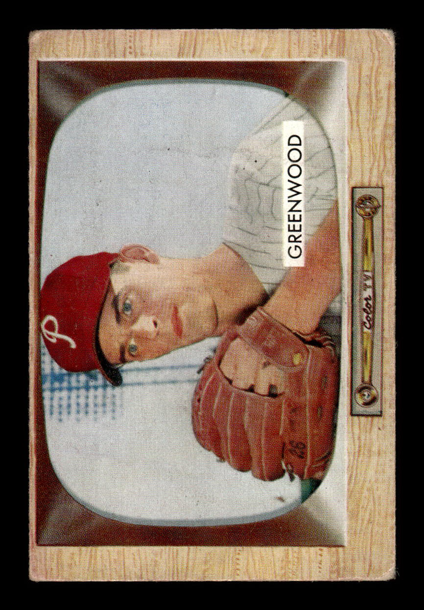1955 Bowman #42 Bob Greenwood Philadelphia Phillies G/VG 55B10007078