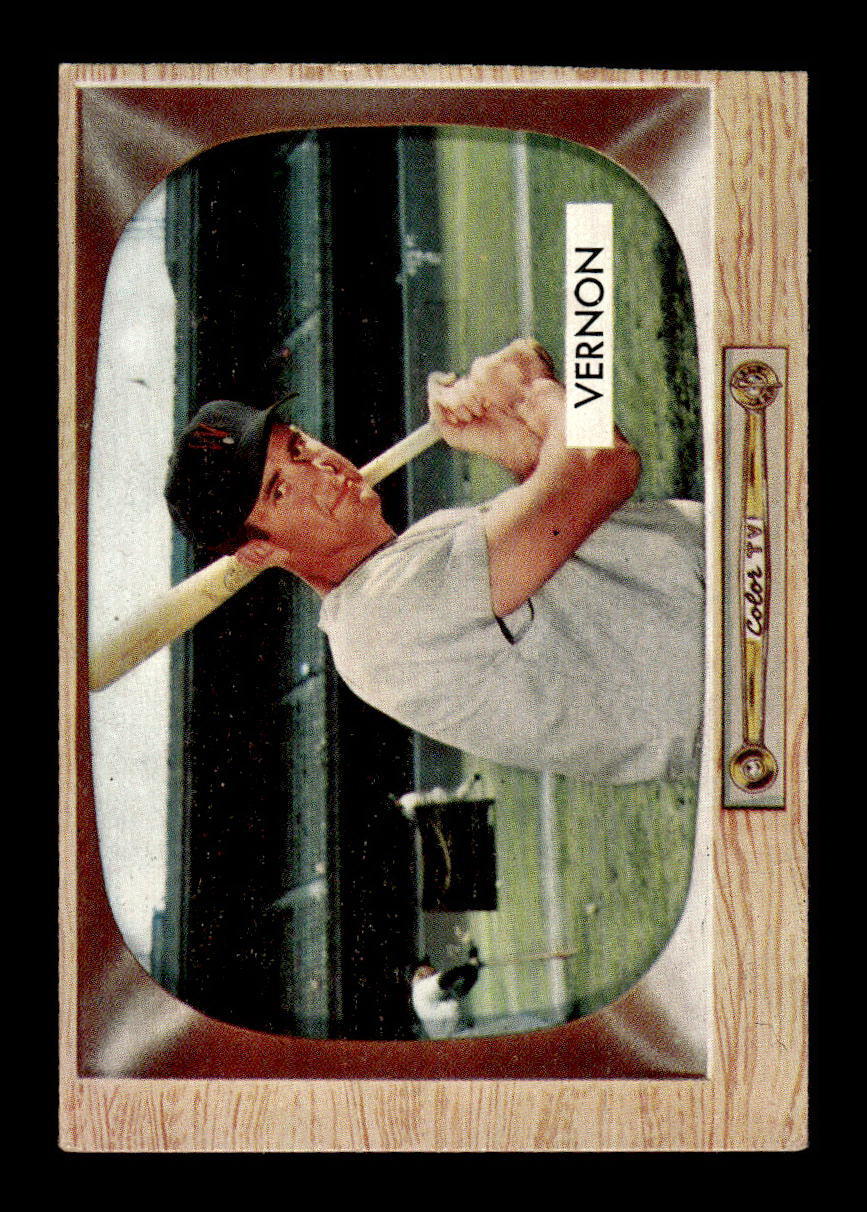 1955 Bowman #46 Mickey Vernon Washington Senators G/VG 55B10007082