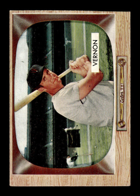 1955 Bowman #46 Mickey Vernon Washington Senators G/VG 55B10007082