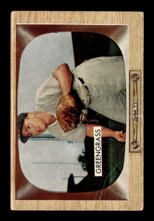1955 Bowman #49 Jim Greengrass Cincinnati Redlegs G/VG 55B10007085