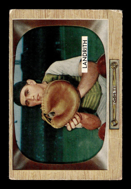 1955 Bowman #50 Hobie Landrith Cincinnati Redlegs G/VG 55B10007086