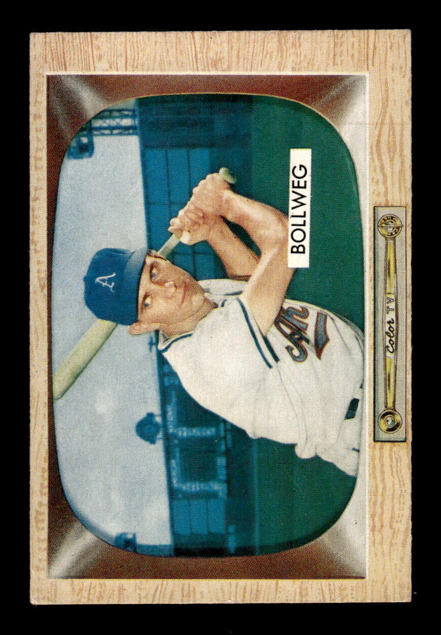 1955 Bowman #54 Don Bollweg Kansas City Athletics G/VG 55B10007090