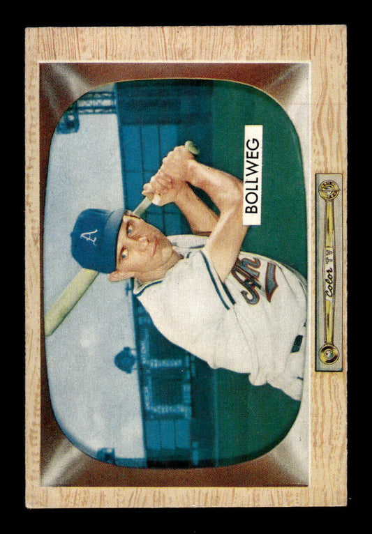 1955 Bowman #54 Don Bollweg Kansas City Athletics G/VG 55B10007090